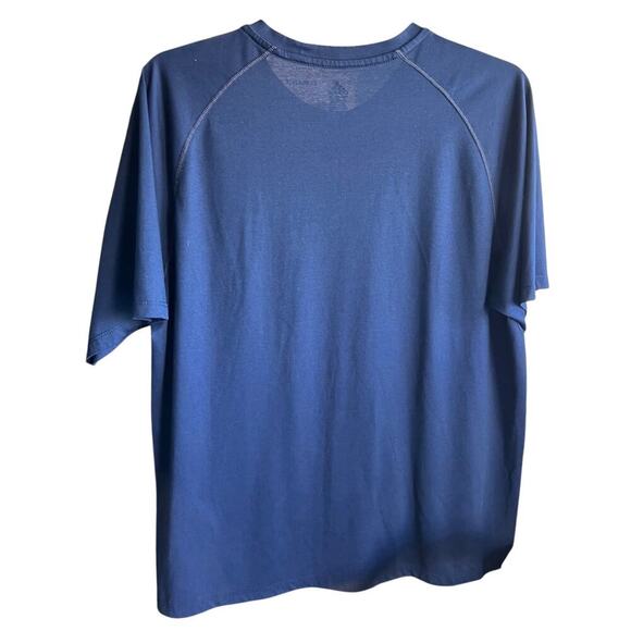 NOTRE DAME FOOTBALL Adidas climatealite men’s blue lightweight sz XL fits XXL - Picture 2 of 5